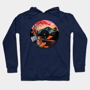 Vinyl Record - Sunset in Tokyo Hoodie